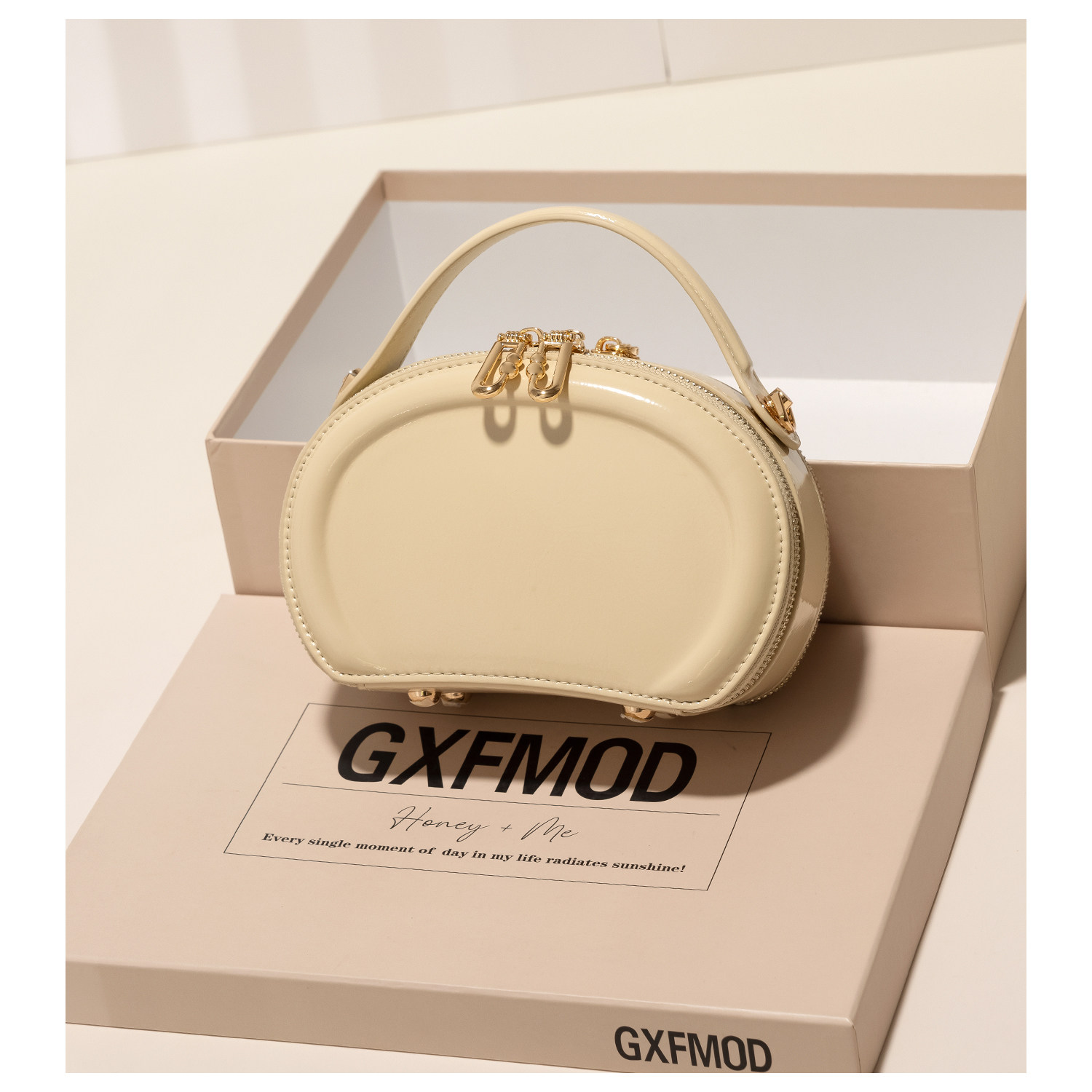GXFMOD精致百搭真皮链条女包