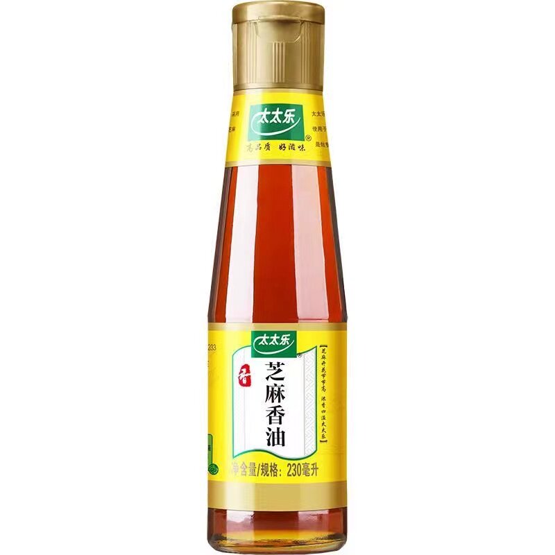 【26年6月产原箱发出】太太乐纯芝麻油230ml*24瓶整件批发