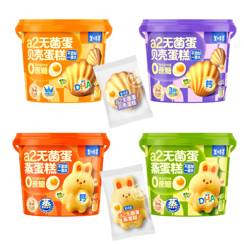 无菌蛋蒸蛋糕无蔗糖0添加