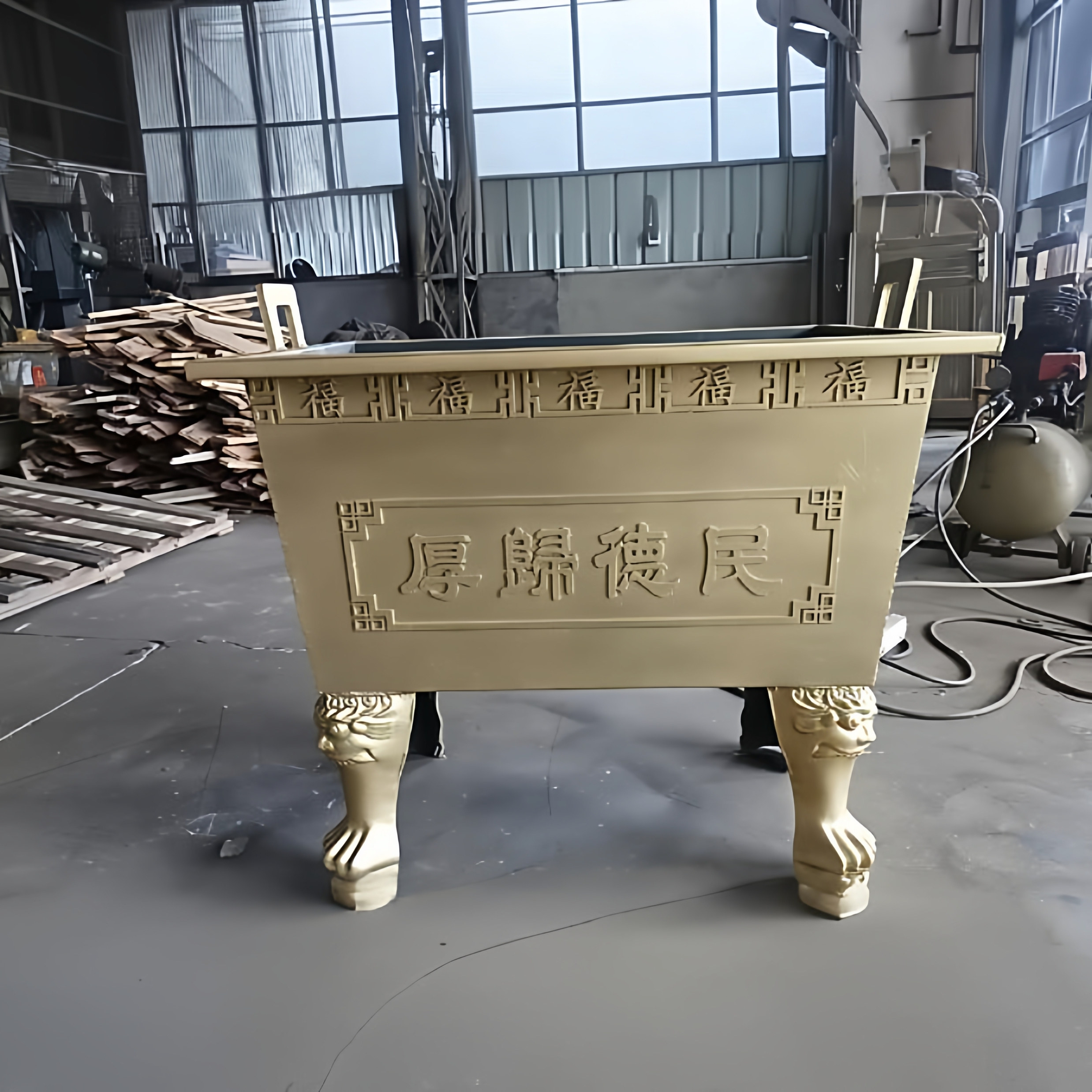 定制香炉 香托/香盘/香座/香插 镀锌板铸铁合金香炉