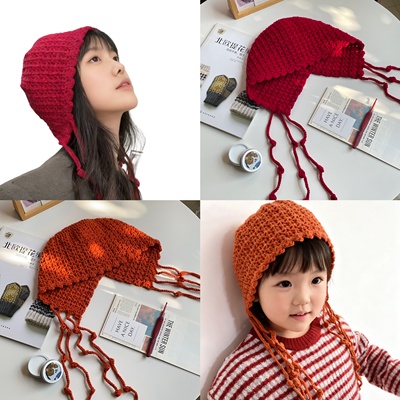 钩针帽子DIY材料包粗毛线