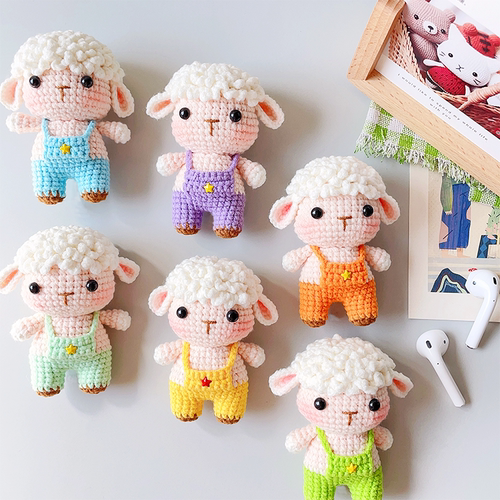 生肖小羊钩针手工编织diy材料包