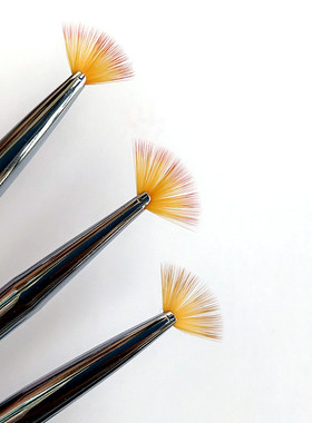 美甲扇形笔渐变笔晕染笔做指甲日式抖粉笔彩绘笔工具用品涂渐变刷