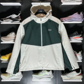 李宁运动风衣男 防风加绒排湿舒适连帽外套上衣AFDW415 2026春新款