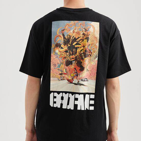 2021春款李宁短袖t恤男士篮球系列斗牛圆领宽松上衣运动服ahsr027