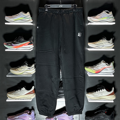 李宁反伍加绒卫裤男子保暖宽松25