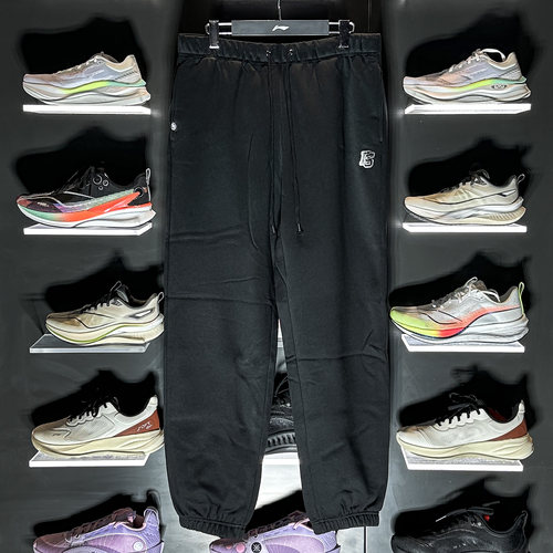 李宁反伍加绒卫裤男子保暖宽松25