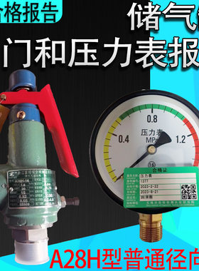 储气罐空压机安全阀压力表实物及检测报告整套急速发工作日1-2天