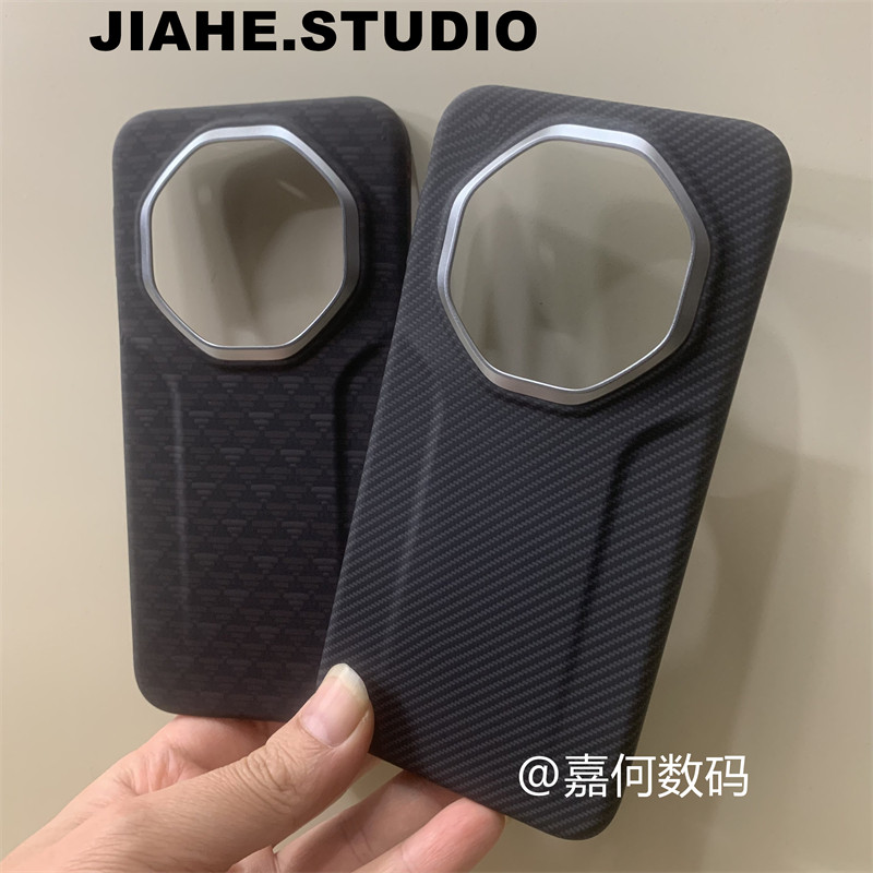 商务高级感仿碳纤维纹凯夫拉纹适用华为mate80RS非凡大师版手机壳mate60RS非凡大师版硬壳mate70rs保护壳轻奢
