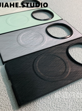 轻薄蚕丝纹折叠金丝纹适用OPPOFind N5 Find N3 Find N2手机壳N3 Flip硬壳保护壳磁吸男潮轻奢商务简约ins女