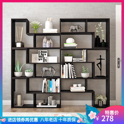简约现代组合柜子屏风货物展示书柜隔断柜店铺小饰品展柜办公家具