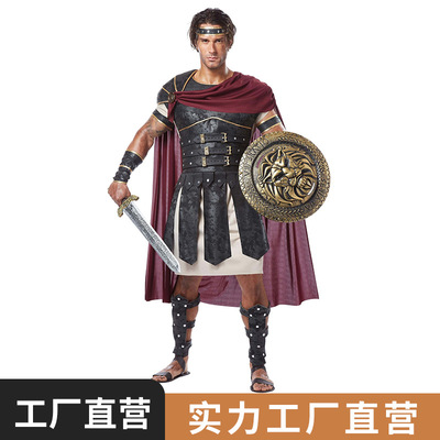 斯巴达勇士服装万圣节服装万圣节cos服演出服罗马角斗士服 斗牛士