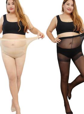 10双丝袜夏季透明连裤袜超薄款防勾丝性感显瘦肉色黑丝袜子女大码