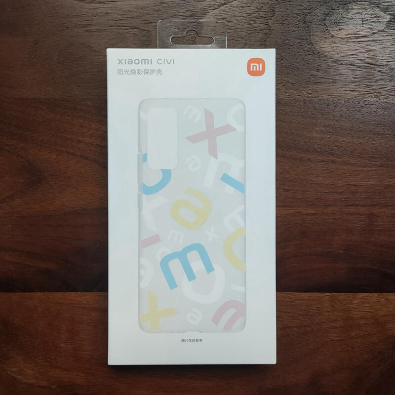 MIUI/小米 Civi 1S 阳光焕彩保护壳官网正品原装配件手机透明套轻薄