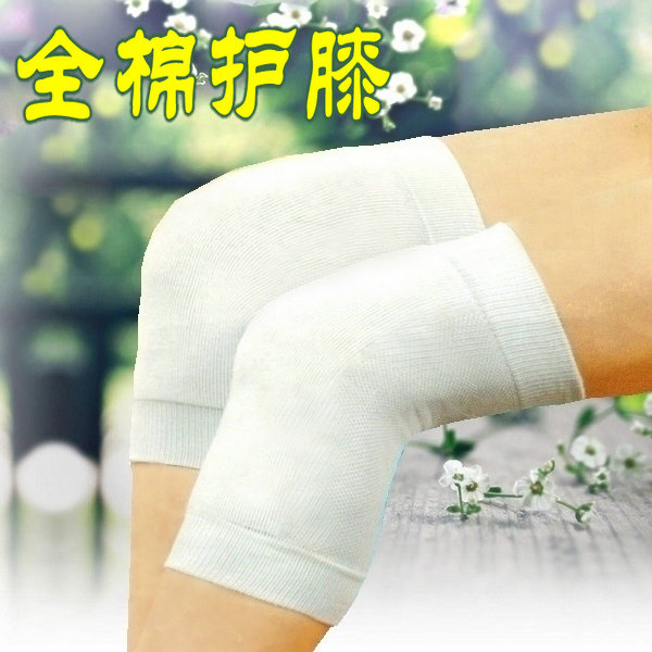日本原单纯棉护膝孕妇月子睡眠全棉护膝空调防寒保暖薄款膝盖腿套