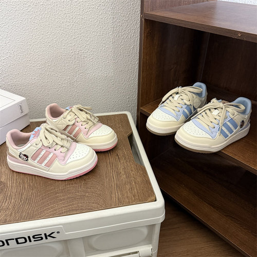 68003女童低帮板鞋2026春款男女童韩版轻便休闲运动鞋中大童单鞋