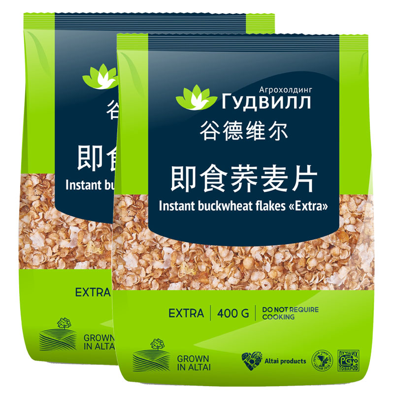俄罗斯原装进口粗粮健康荞麦片