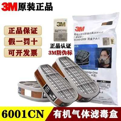 3M6001CN滤毒盒6200+6001七件套