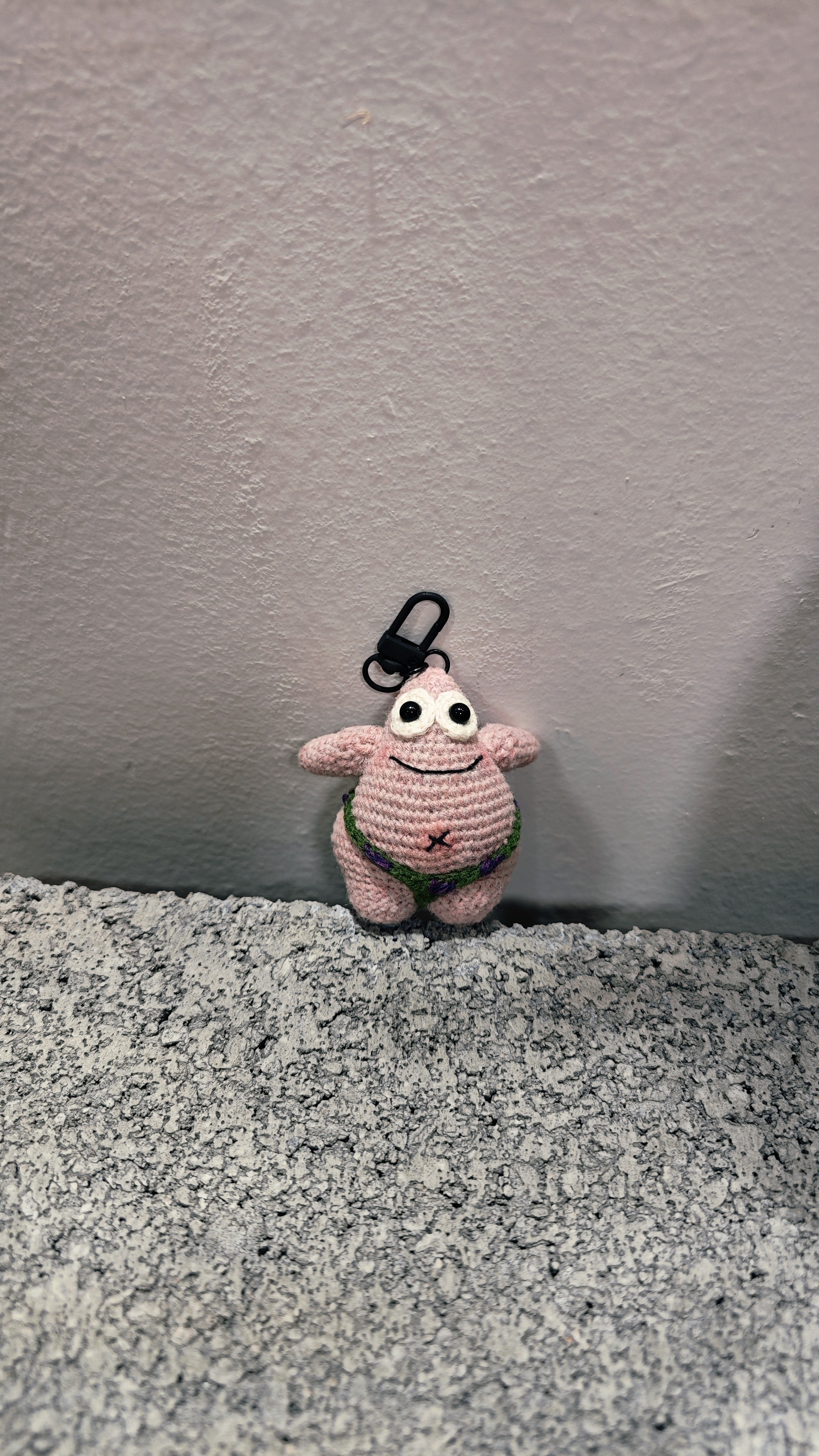 手工编织毛线钩织玩偶蜜桃臀派大星挂件成品送礼物闺蜜解闷