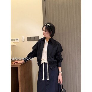 外套 收腰翻领羊毛夹克短款 ANCHUDSS 秩序外套