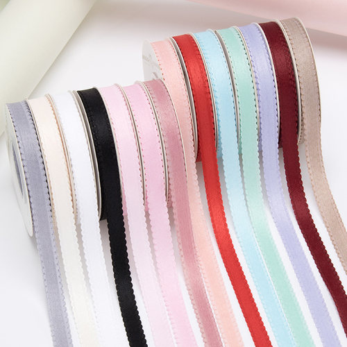 新款纯色耳边丝带 鲜花包装丝带蝴蝶结diy手工高级丝带花边绸带