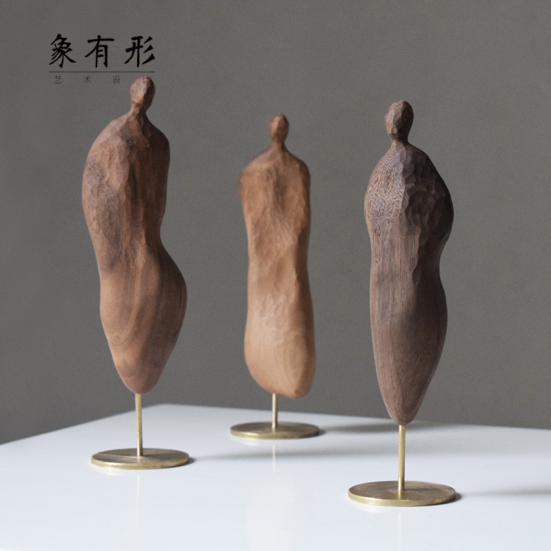 象有形孤独影子设计师原创风摆件