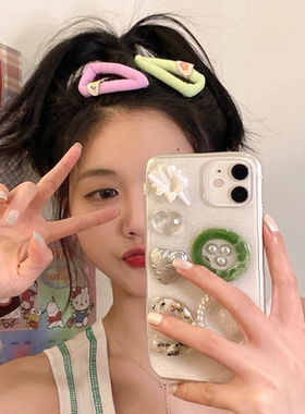 夏日小众高级滴胶华为少女软壳