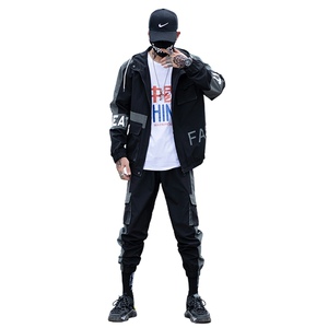秋季新款工装男时尚帅气休闲套装两件套XZ313B-1-T80115-P85图片