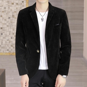 秋季高品质灯芯绒男士休闲小西服上衣外套XZ313B-1-XF352-P90图片