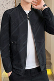 秋季潮流新款高品质男士棒球领休闲夹克外套XZ313B-1-JK9906-P60，男装夹克，星座313B-2