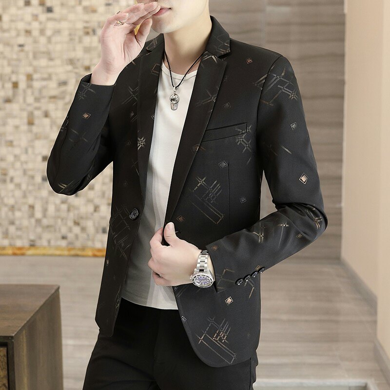 XF1688-P85新款男士商务韩版时尚休闲西服外套青年春秋季XZ313B-1图片