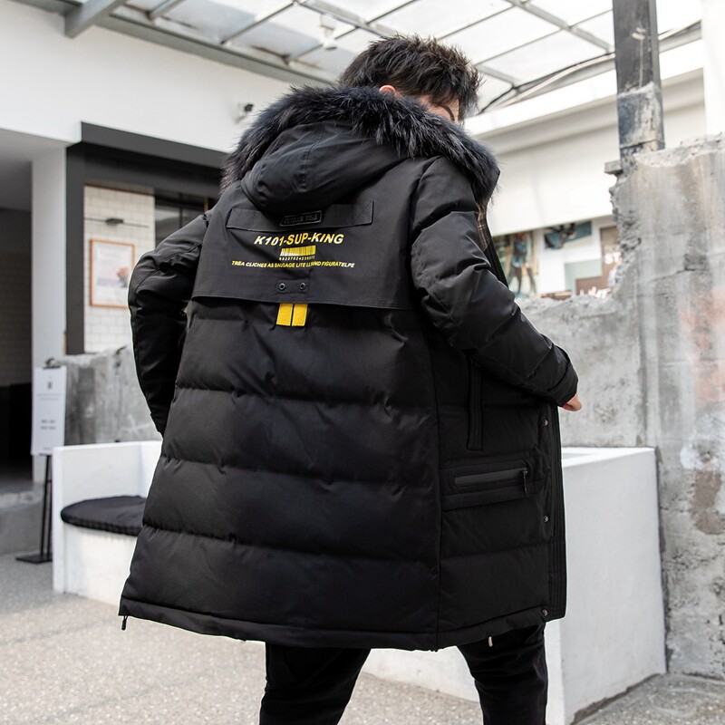加厚羽绒棉服男士休闲中长款连帽棉衣外套XZ313B-1M1958,男装棉衣,星座313B-2