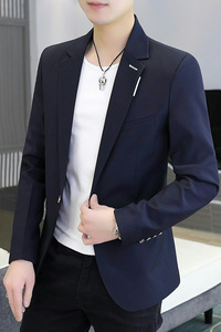XF2882-P90青年绅士商务西装男时尚休闲小西服外套春秋季XZ313B-1图片