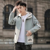 JK05-P60XZ313B-1秋季新款潮流ins男士时尚连帽工装夹克2021，男装夹克，星座313B-2