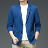 XF824-P100秋季新款男士高品质时尚商务修身小西服外套XZ313B-1，男装西服，星座313B-2