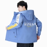 2021秋季青年薄款连帽外套百搭休闲夹克上衣XZ313B-2-JK155-P55，男装夹克，星座313B-2