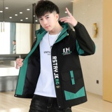 2021秋季潮流ins男士时尚连帽工装夹克外套XZ313B-1-JK028-P60，男装夹克，星座313B-2