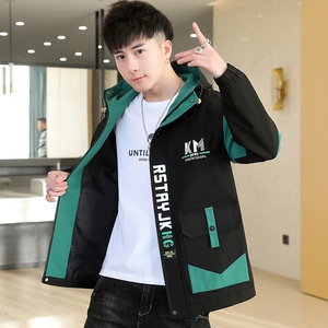 2021秋季潮流ins男士时尚连帽工装夹克外套XZ313B-1-JK028-P60图片