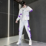 2021秋季新款工装男时尚帅气休闲套装两件套XZ313B-1-T80115-P85，男装休闲套装，星座313B-2