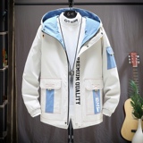 挂拍夹克男秋季新款潮流ins男士连帽外套XZ313B-1-JK1202-P60，男装夹克，星座313B-2