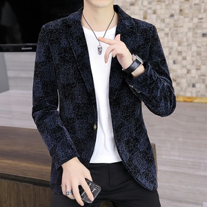 2021秋季高品质灯芯绒男士休闲小西服外套XZ313B-1-XF352-P90图片