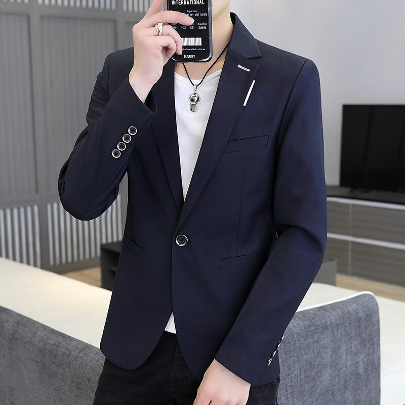 XF2882-P90青年绅士商务西装男时尚休闲小西服外套春秋季XZ313B-1,男装西服,星座313B-2