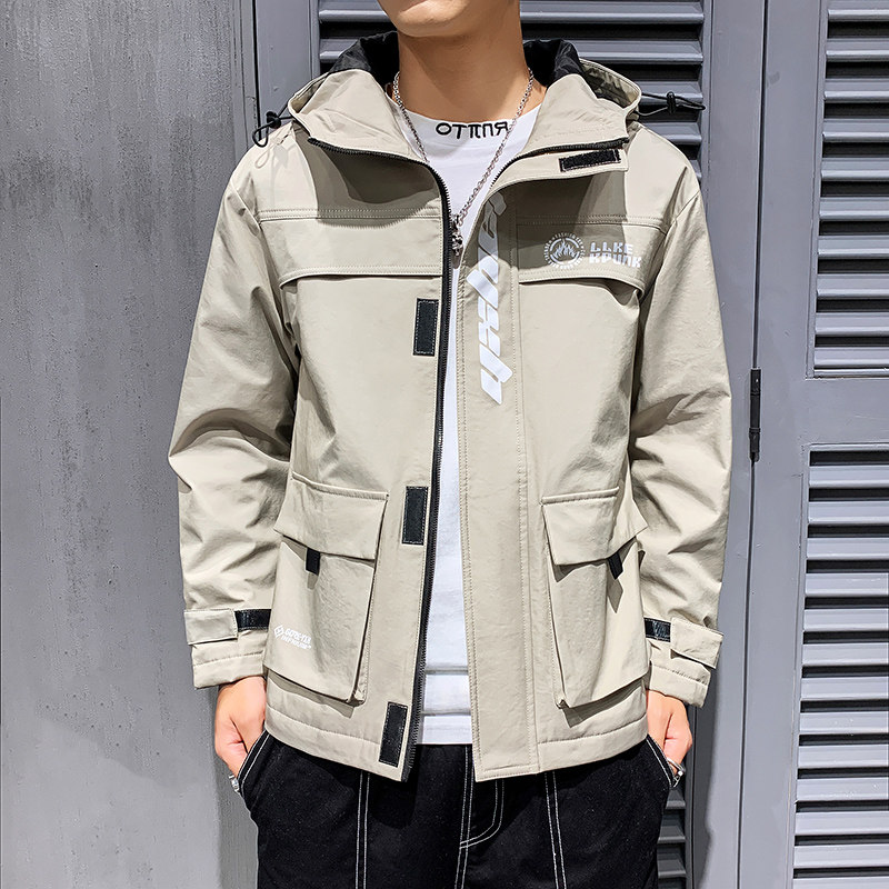 主推款秋季新款男士时尚变色连帽工装夹克外套XZ313B-1-JK688-P73,男装夹克,星座313B-2