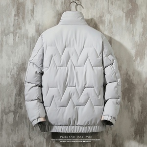 主推羊羔绒立领棉衣冬季爆款青年休闲纯色棉服外套MY8608-P105图片