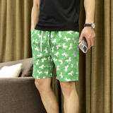 主推夏季新款男士大码时尚潮流休闲沙滩裤XZ313B-1-DK02-P25，男装休闲裤，星座313B-2