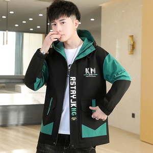2021秋季新品潮流ins男士时尚连帽工装夹克XZ313B-1-JK028-P60,宝宝冬季打底裤外穿搭配图片