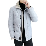主推羊羔绒立领棉衣冬季爆款青年休闲纯色棉服外套MY8608-P105，男装棉衣，星座313B-2