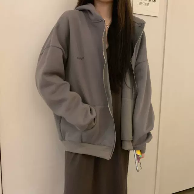 ЖЕНСКАЯ Толстовка-худи HARAJUKU KOREAN версия свободная oversize свитш