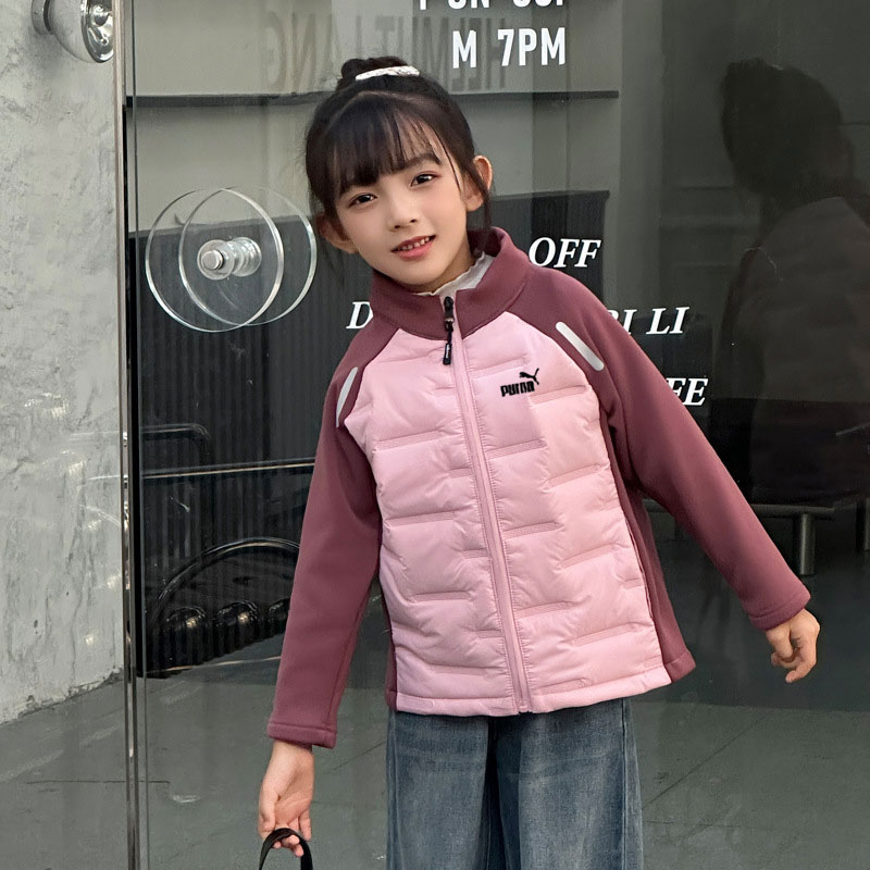 奥莱儿童轻薄羽绒棉服2026秋冬新款中大童内胆男女童外套校服神器