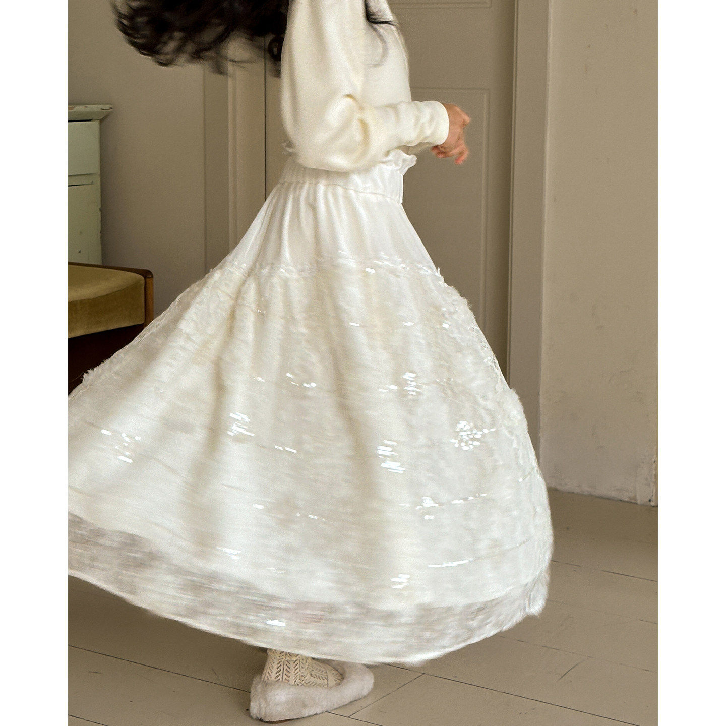 女童半身裙2026早春新款女大童加绒裙子新年衣服超好看蕾丝公主裙,童装/婴儿装/亲子装,半身裙,淘宝优惠券,粉丝福利购,淘宝优惠卷